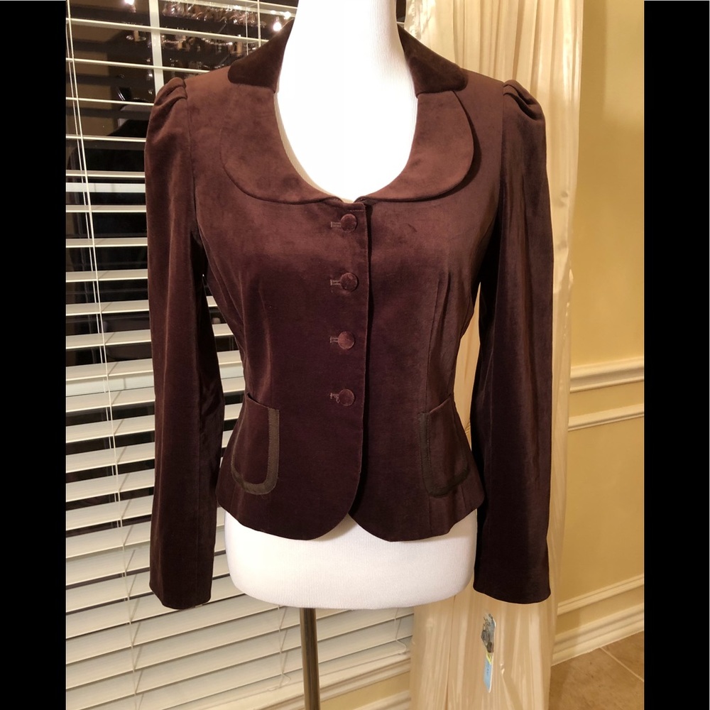 Antonio Melani Brown Velvet Jacket 🎀HP🎀